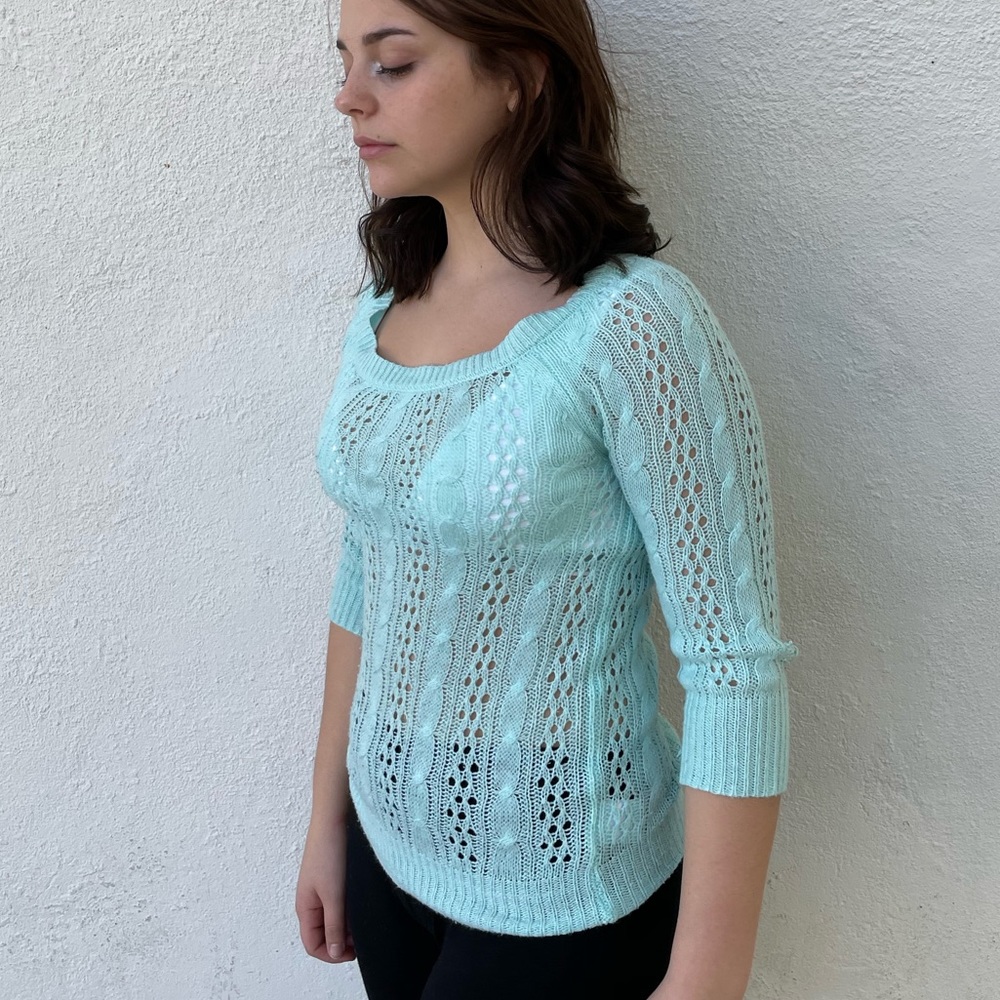 Light blue sweater
